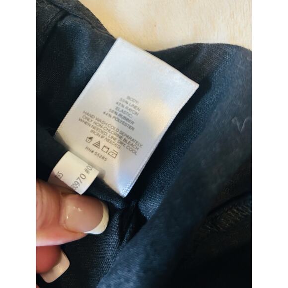 Express Black Button Front Snapped Back Crop Cami Top Size Small - Picture 5 of 5